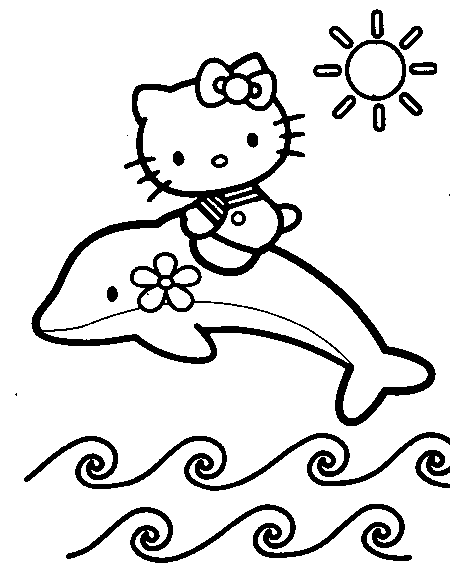 Hello Kitty kolorowanki